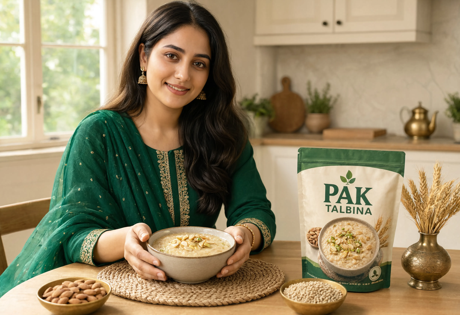 PAK Talbina _ Serving Scene